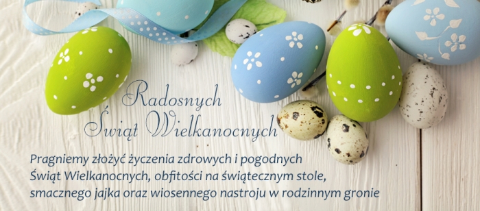 Radosnych Świąt Wielkanocnych